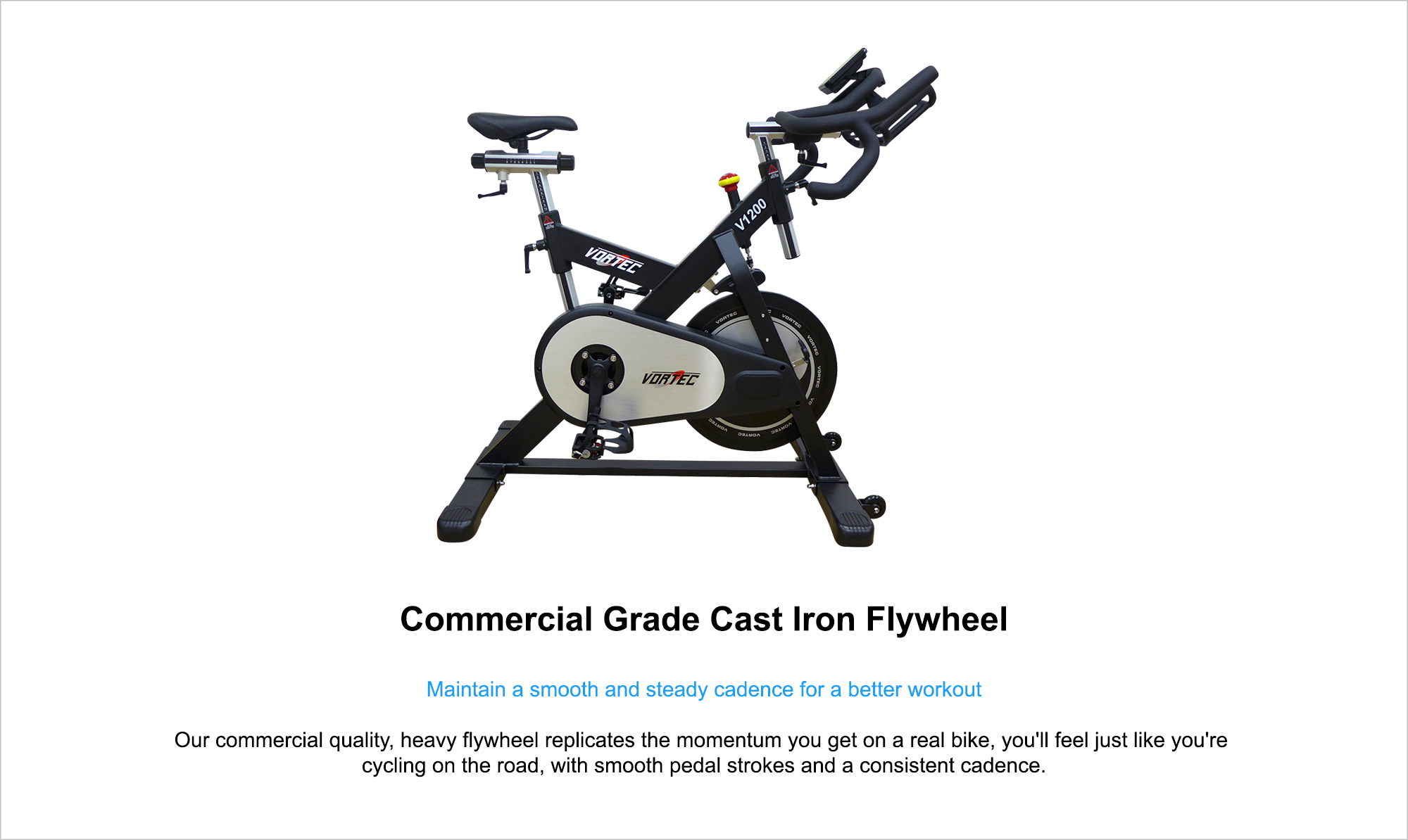 Vortec V1200 Spin Bike Home Gym Singapore